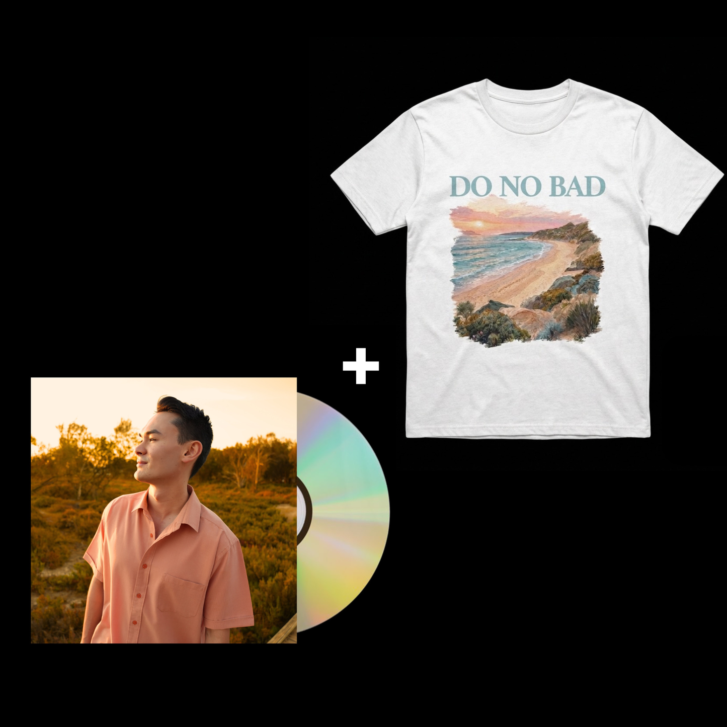 02 - CD + Do No Bad White Tee Bundle