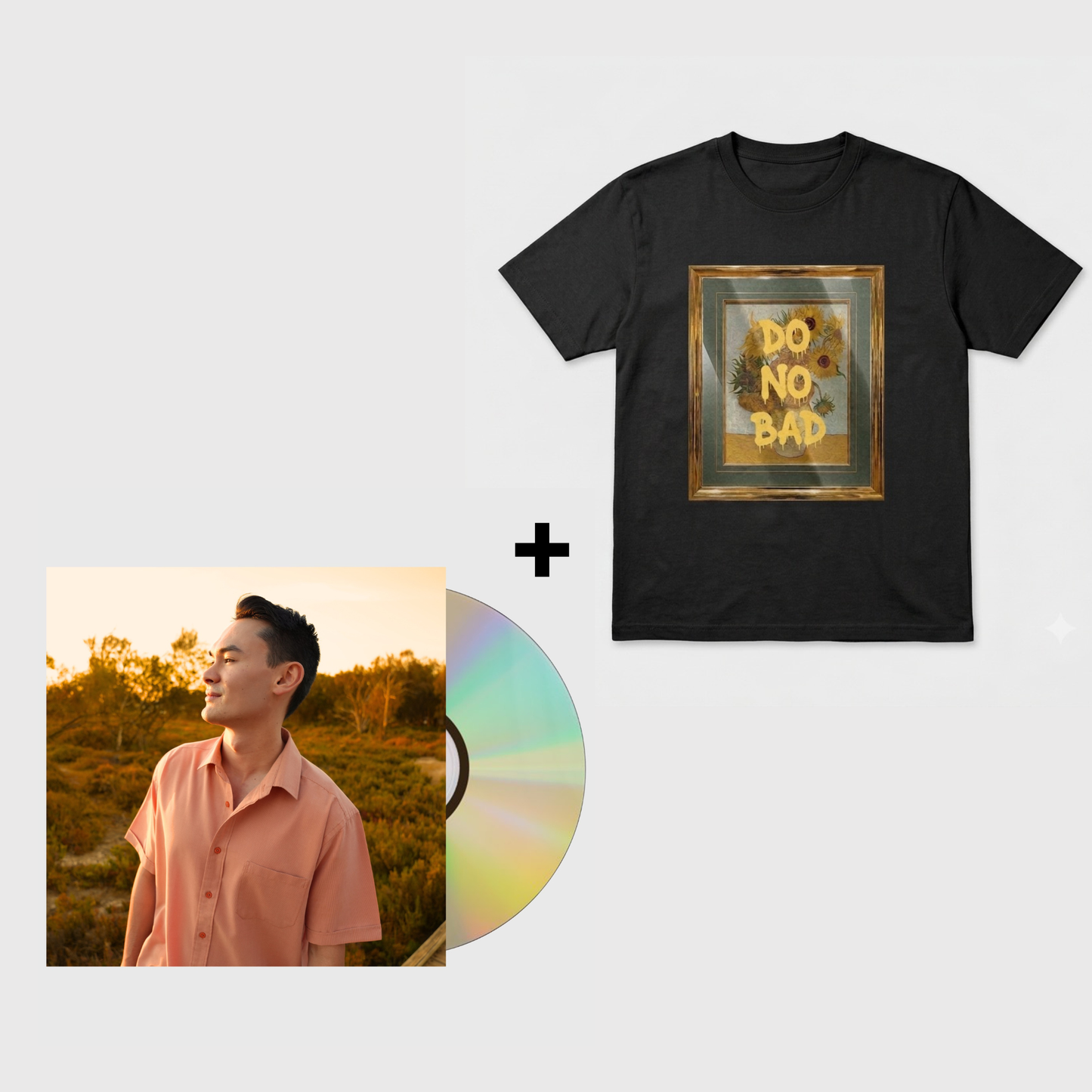 02 - CD + Do No Bad Black Tee Bundle
