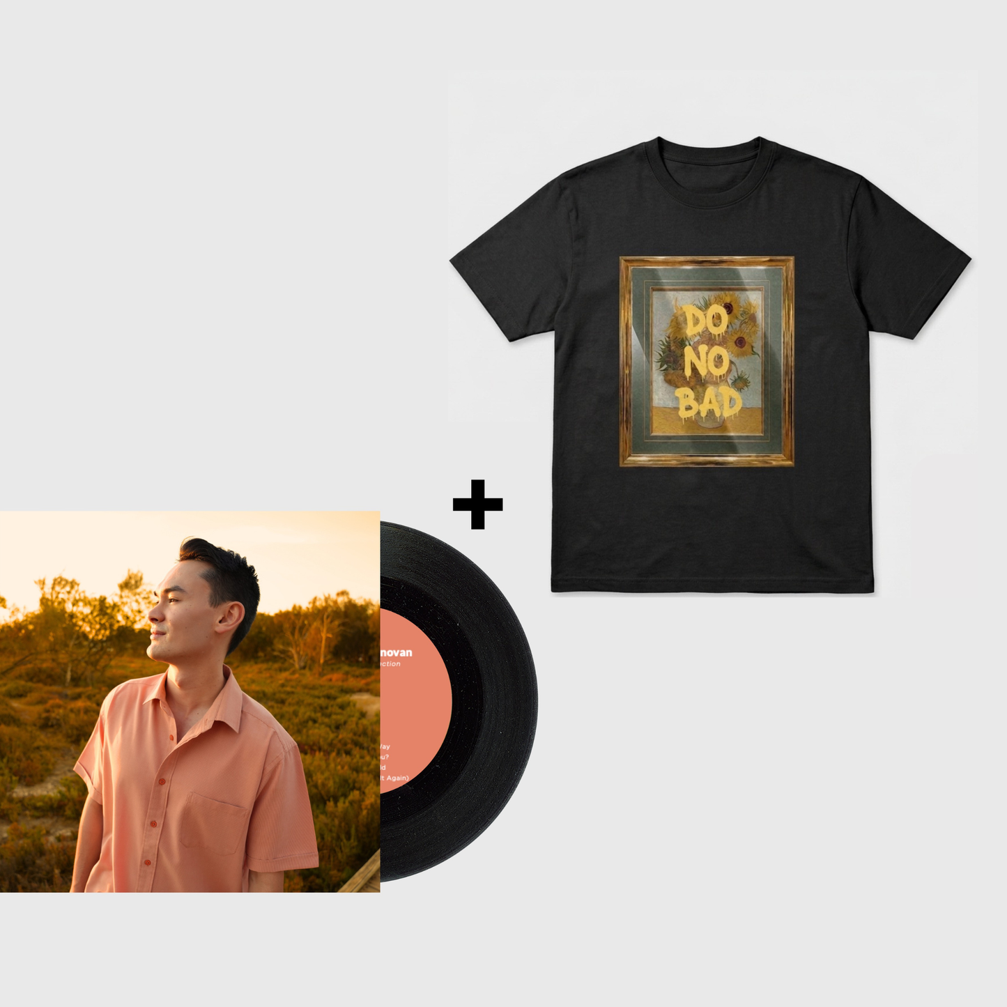 02 / Vinyl + Do No Bad Black Tee