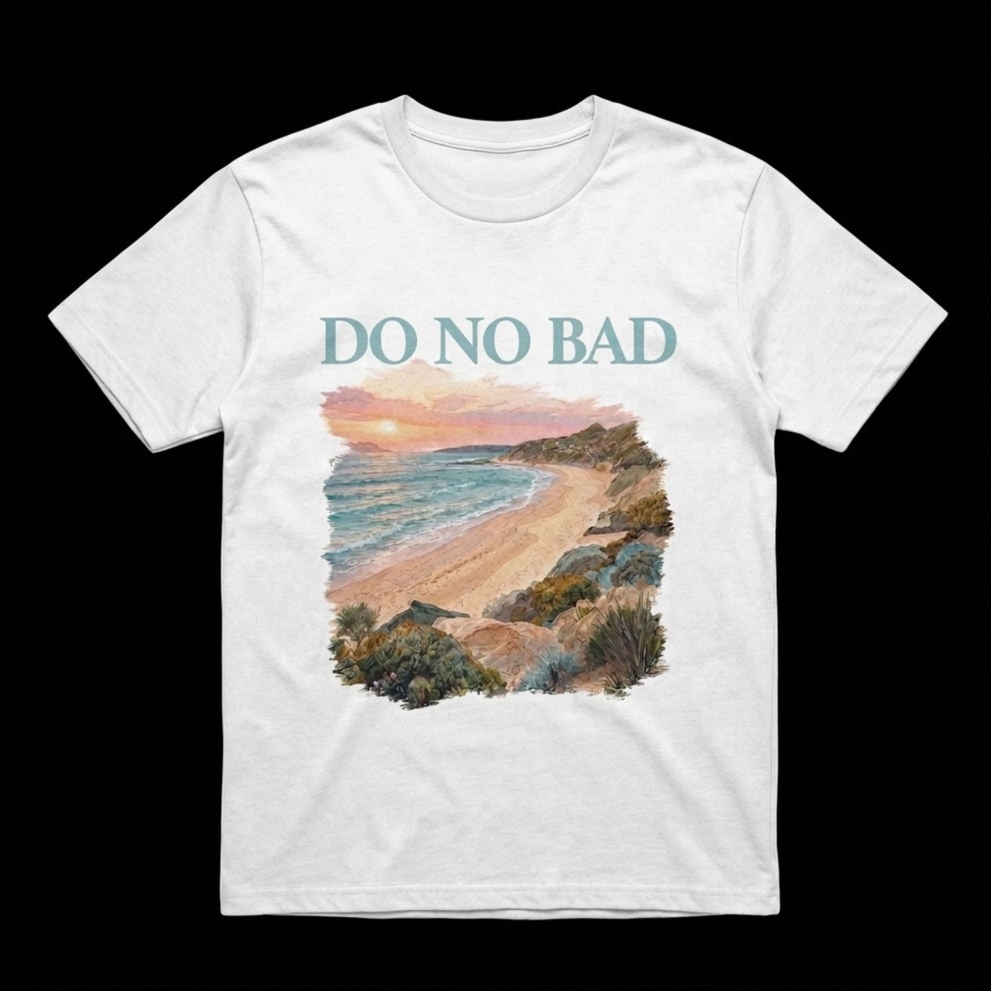 Do No Bad White Tee